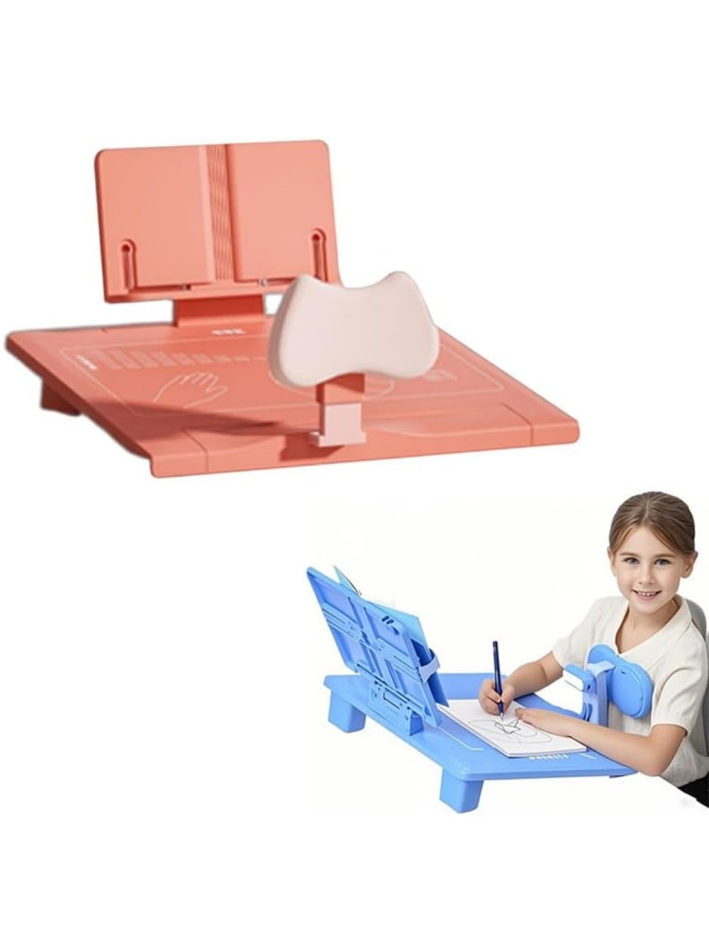 New Open Bag Pink Sitting Posture Corrector for Kids,Student Desktop Writing